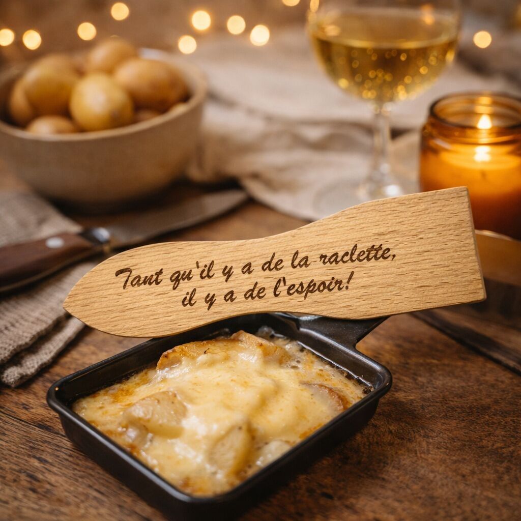 Raclettespatel „Solange es Raclette gibt, gibt es Hoffnung!“"