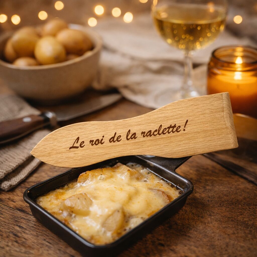 Raclettespatel „Der König des Raclettes!"