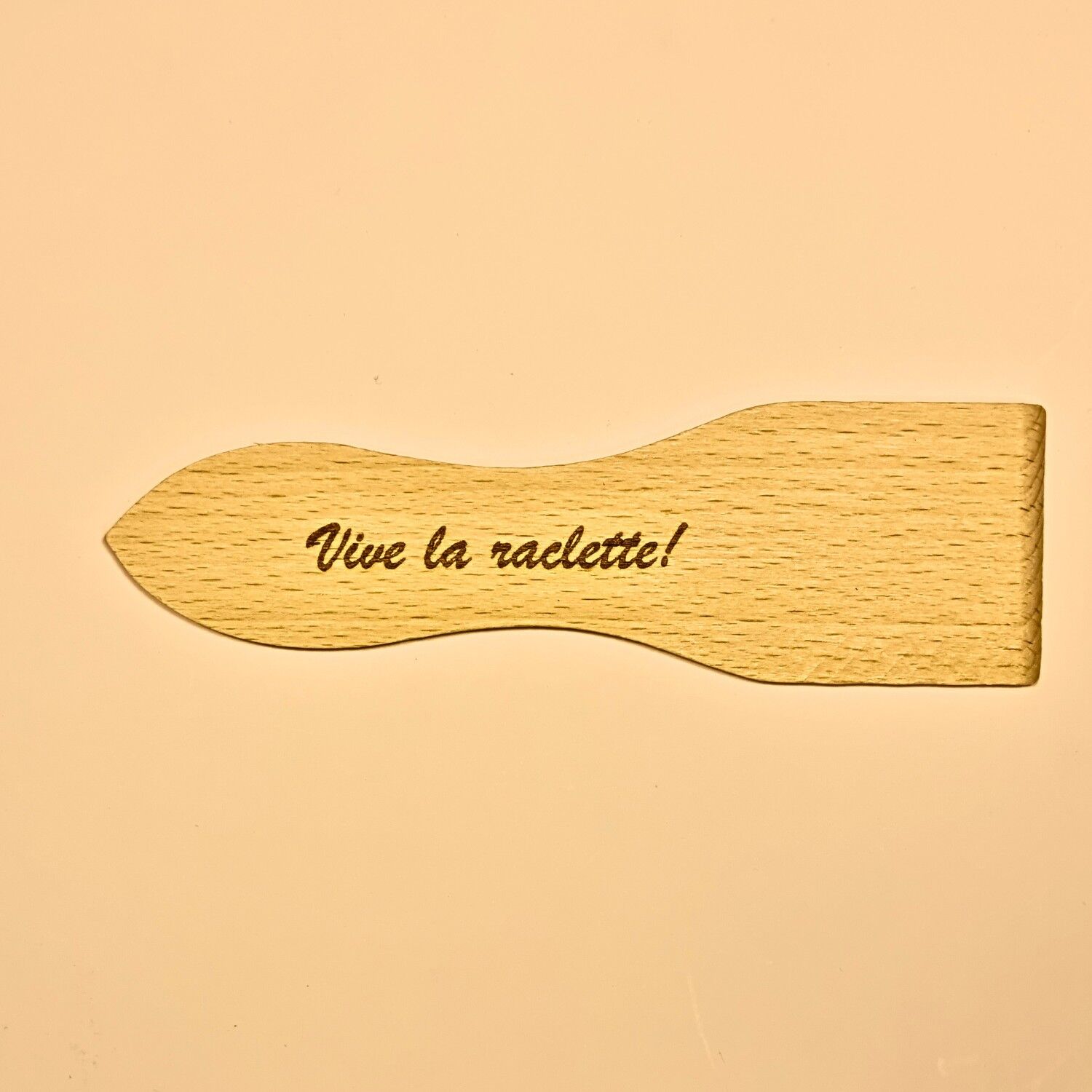 Raclette spatula "Long live raclette!"