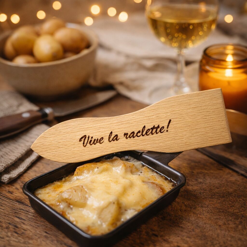Raclettespatel „Es lebe Raclette!“"