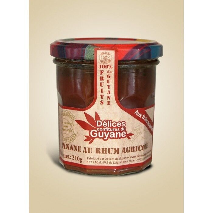 MERMELADA DE PLÁTANO CON RON AGRÍCOLA