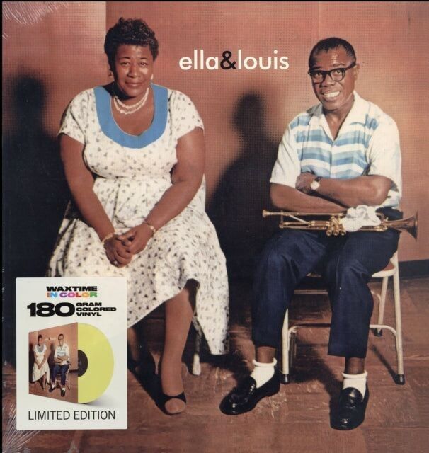 Ella Fitzgerald & Louis Armstrong LP in vinile Ella And Louis, edizione limitata, in vinile color giallo intenso.