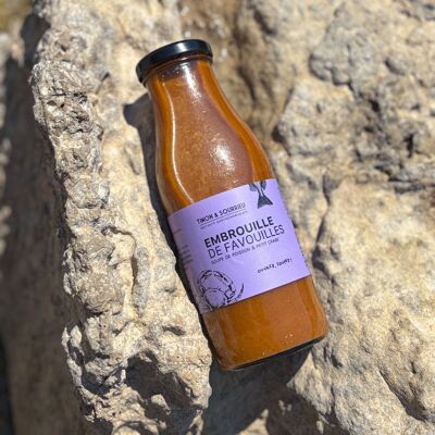 EMBROUILLE DE FAVOUILLES 450 ml - Soupe de poissons et de petits crabes