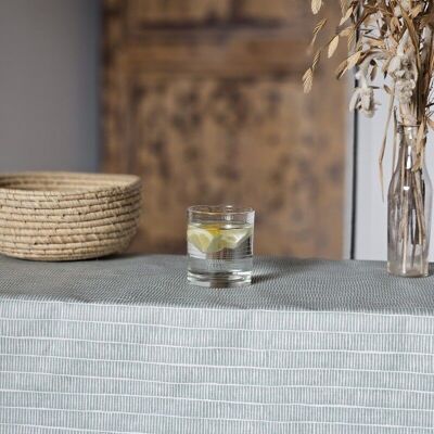 Green Bamboo coated tablecloth