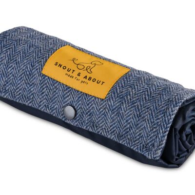 Blue Moon Tweed Wool Portable Dog Mat/Settle Mat