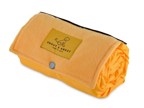 Custard Fleece Portable Dog Mat/Settle Mat