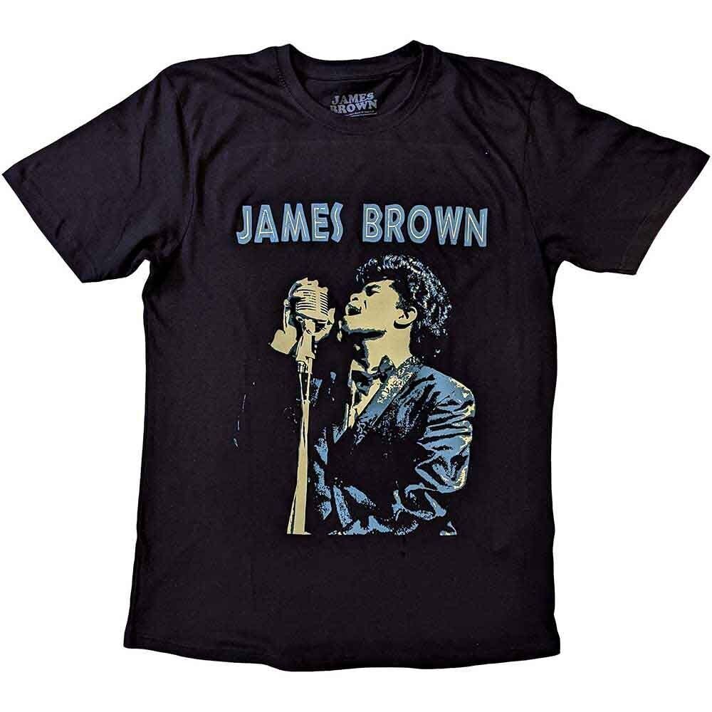 Maglietta James Brown - Microfono in mano