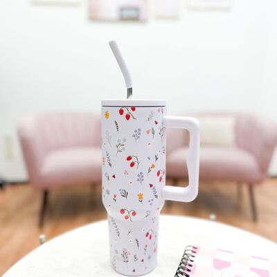 Vaso Tumbler Fresas 1200ml