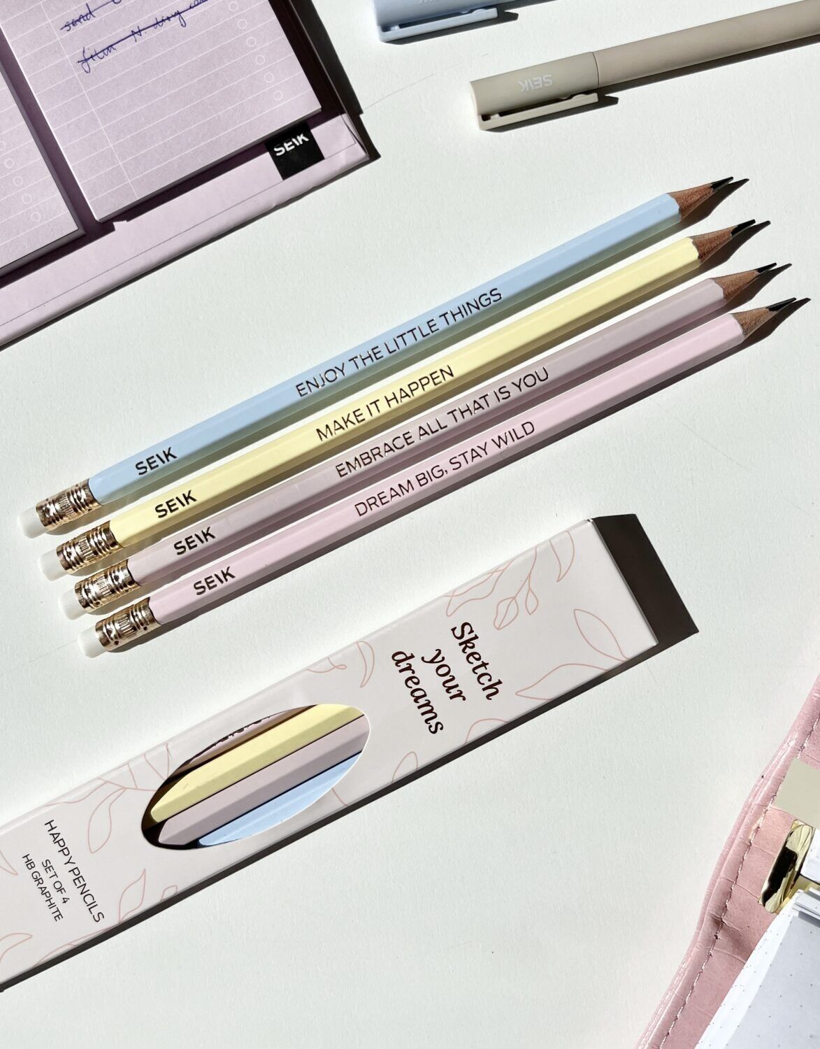 Matite felici - 4 pezzi