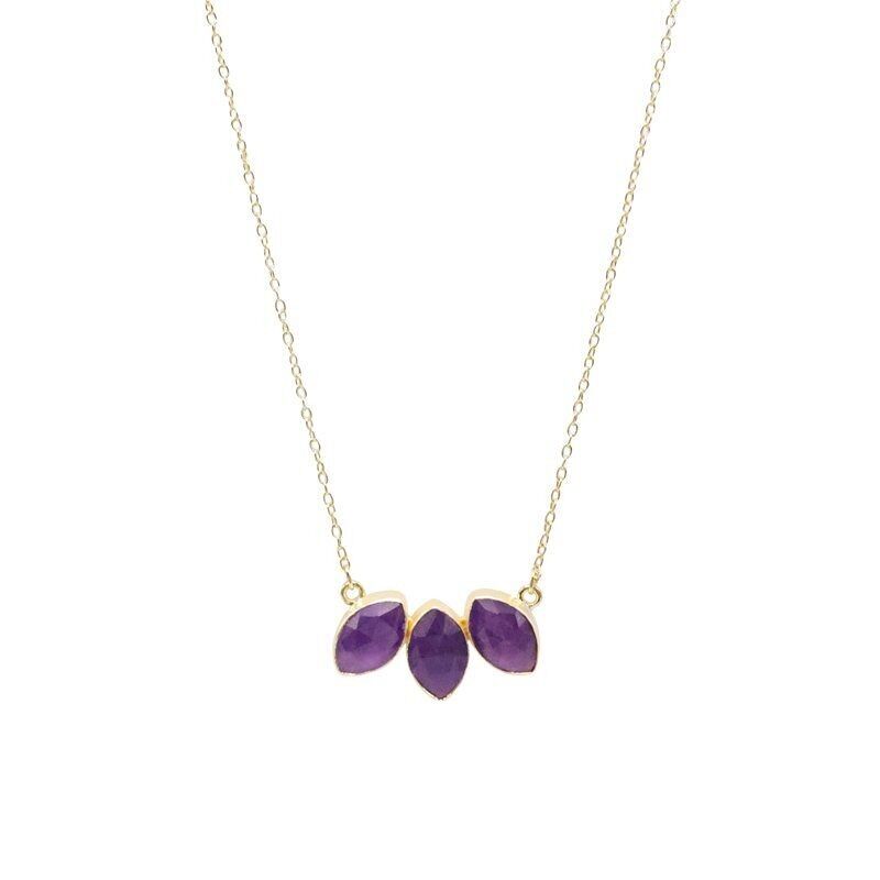 Ciondolo Ziba con ametista viola