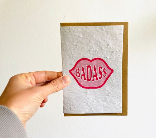 Carte à planter pour une Badass