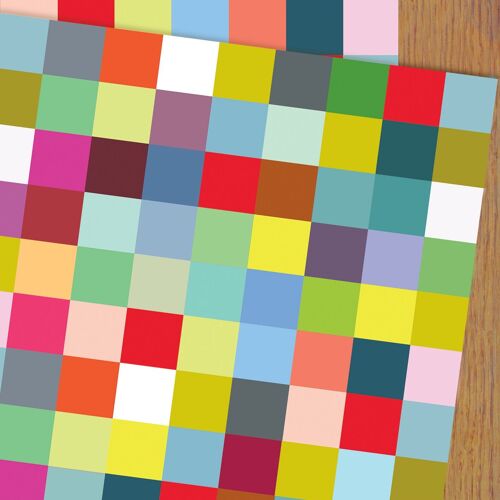 WP102 Squares Wrapping Paper