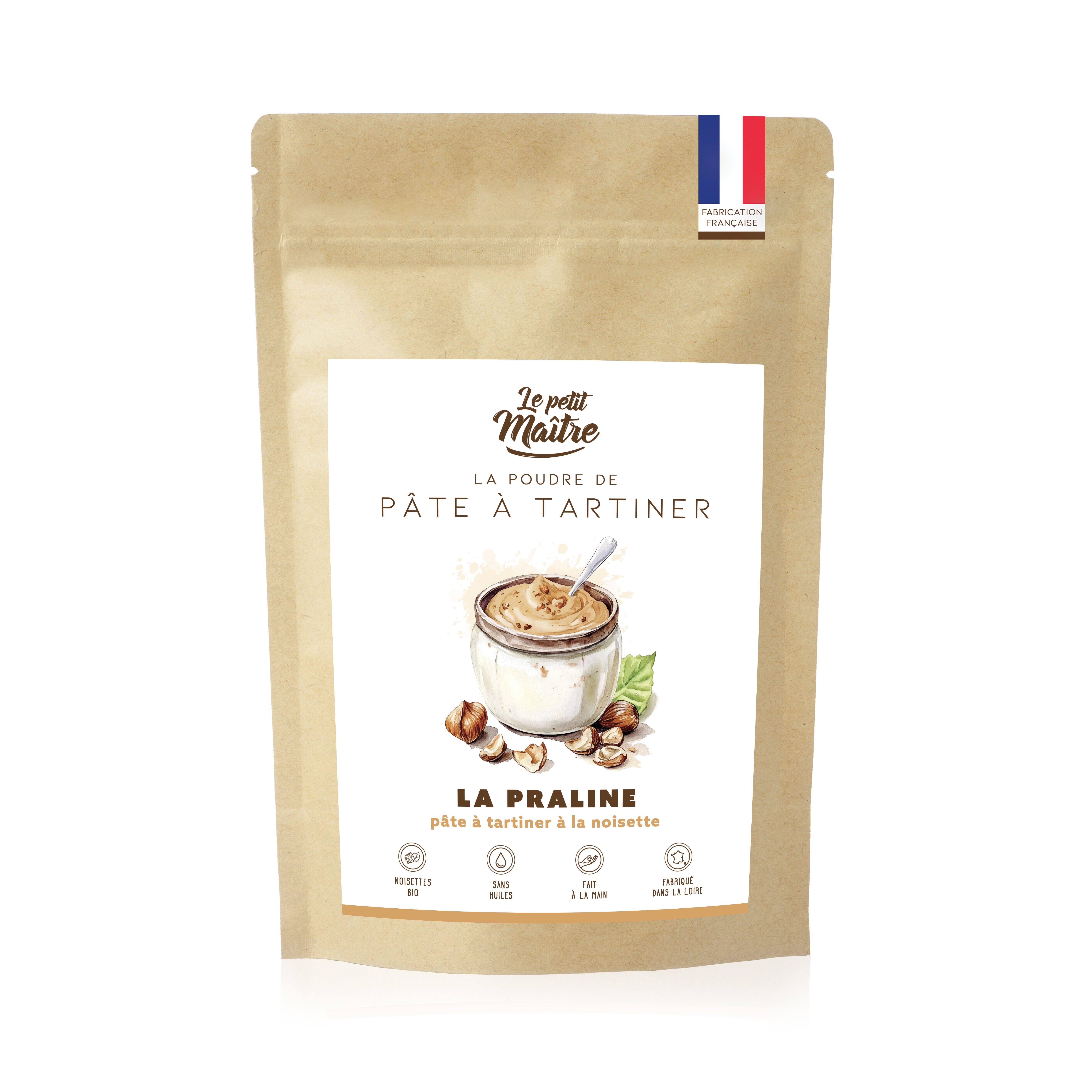 Praline spread powder