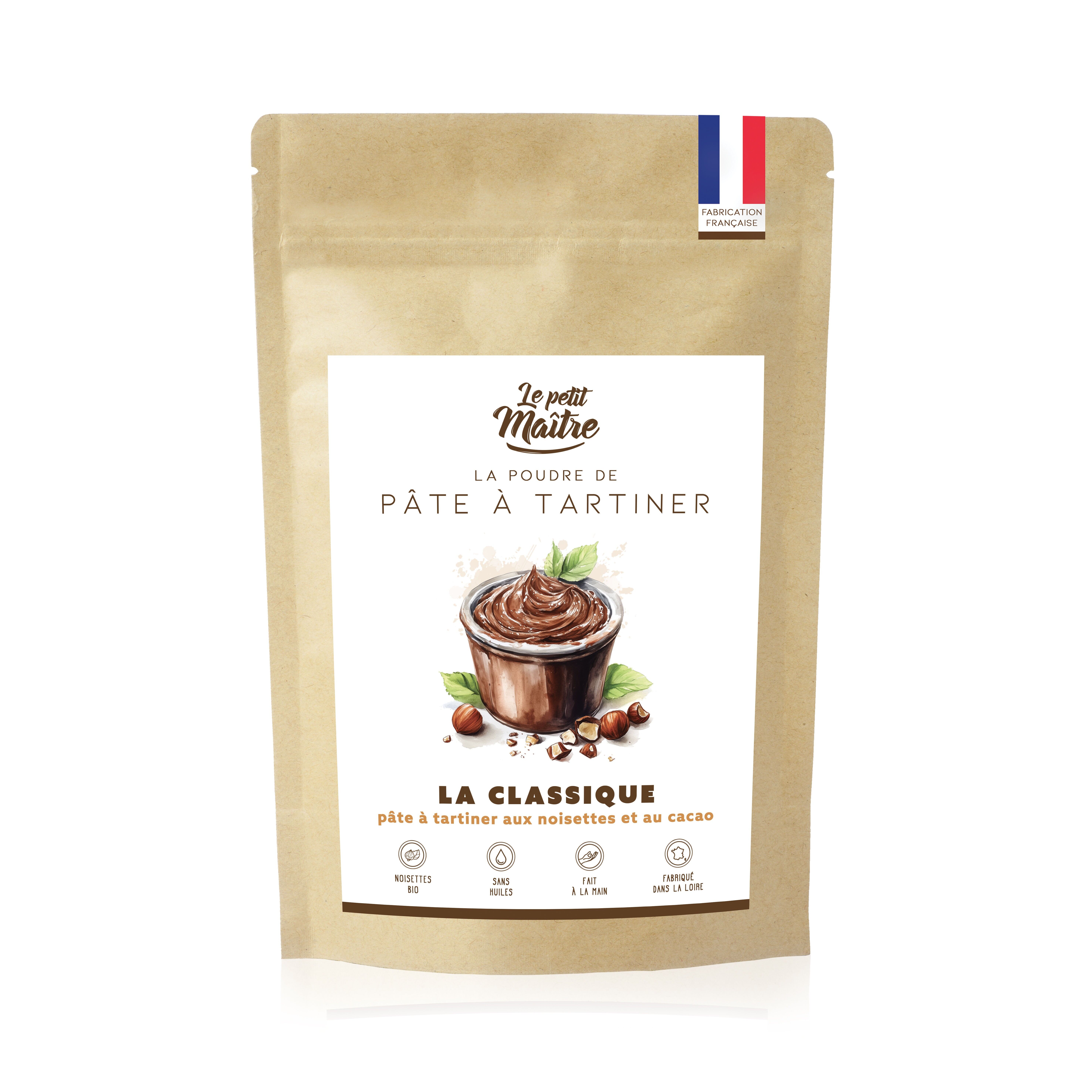 Hazelnut and chocolate spread powder