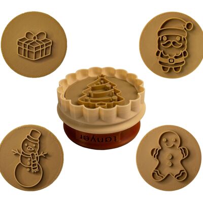 Emporte-pièces Tanyer - pack Noël 5 formes