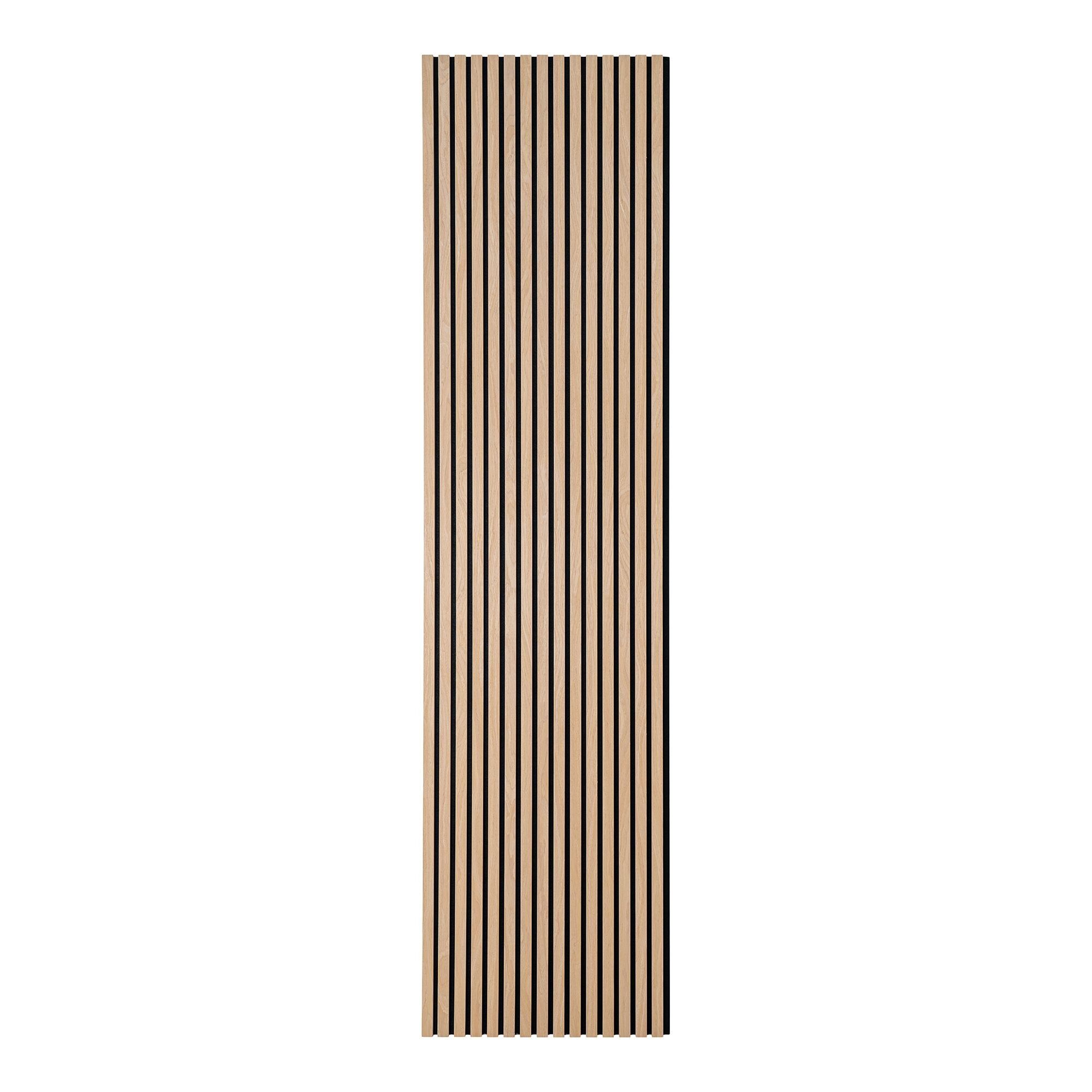 Acoustic Panel - Wood veneer, natural, oak look 2400x600x22 mm
