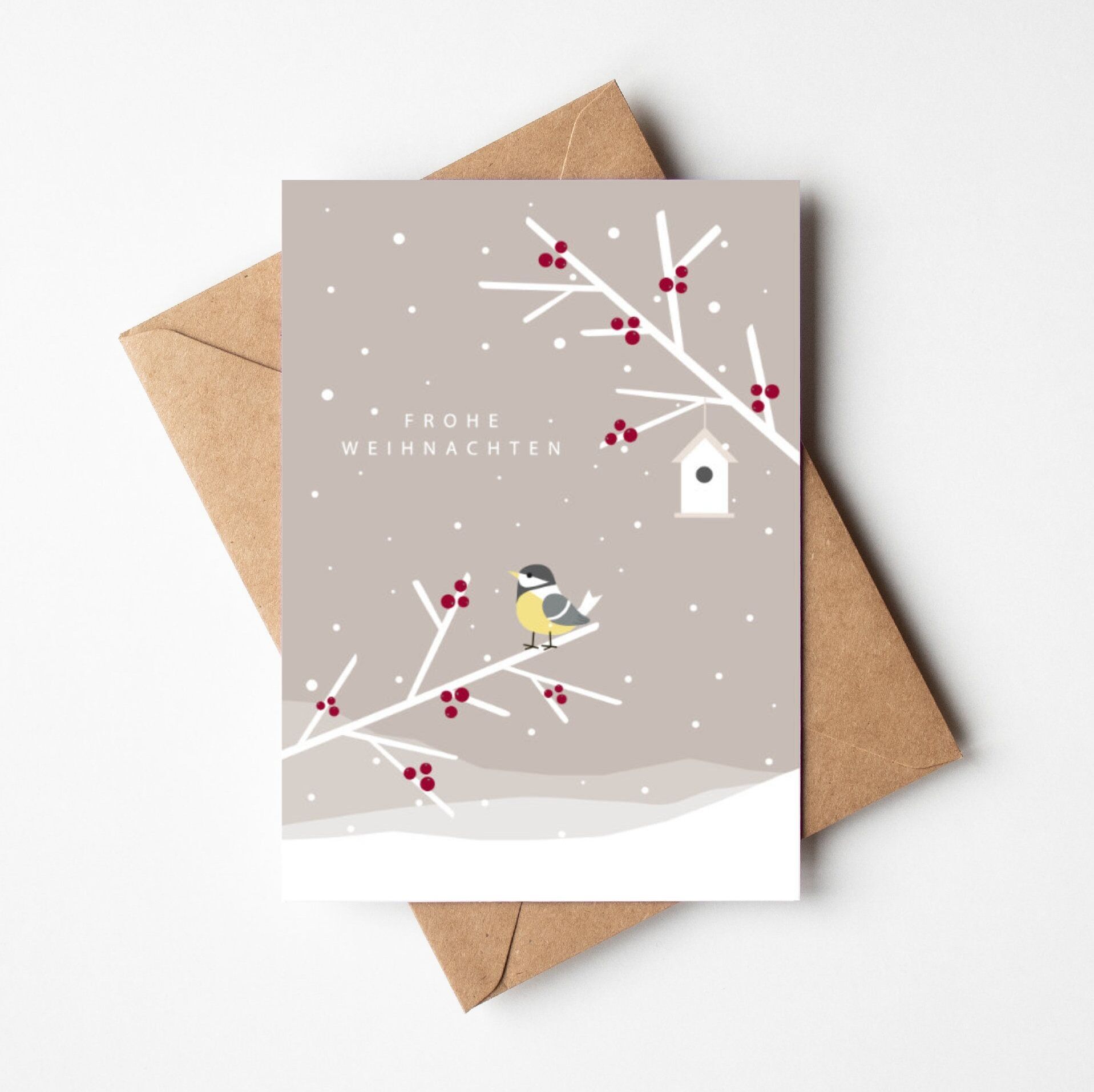 Cartolina di Natale “Cinciallegra”