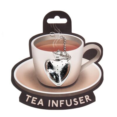 Infuseur à thé en acier inoxydable - Coeur