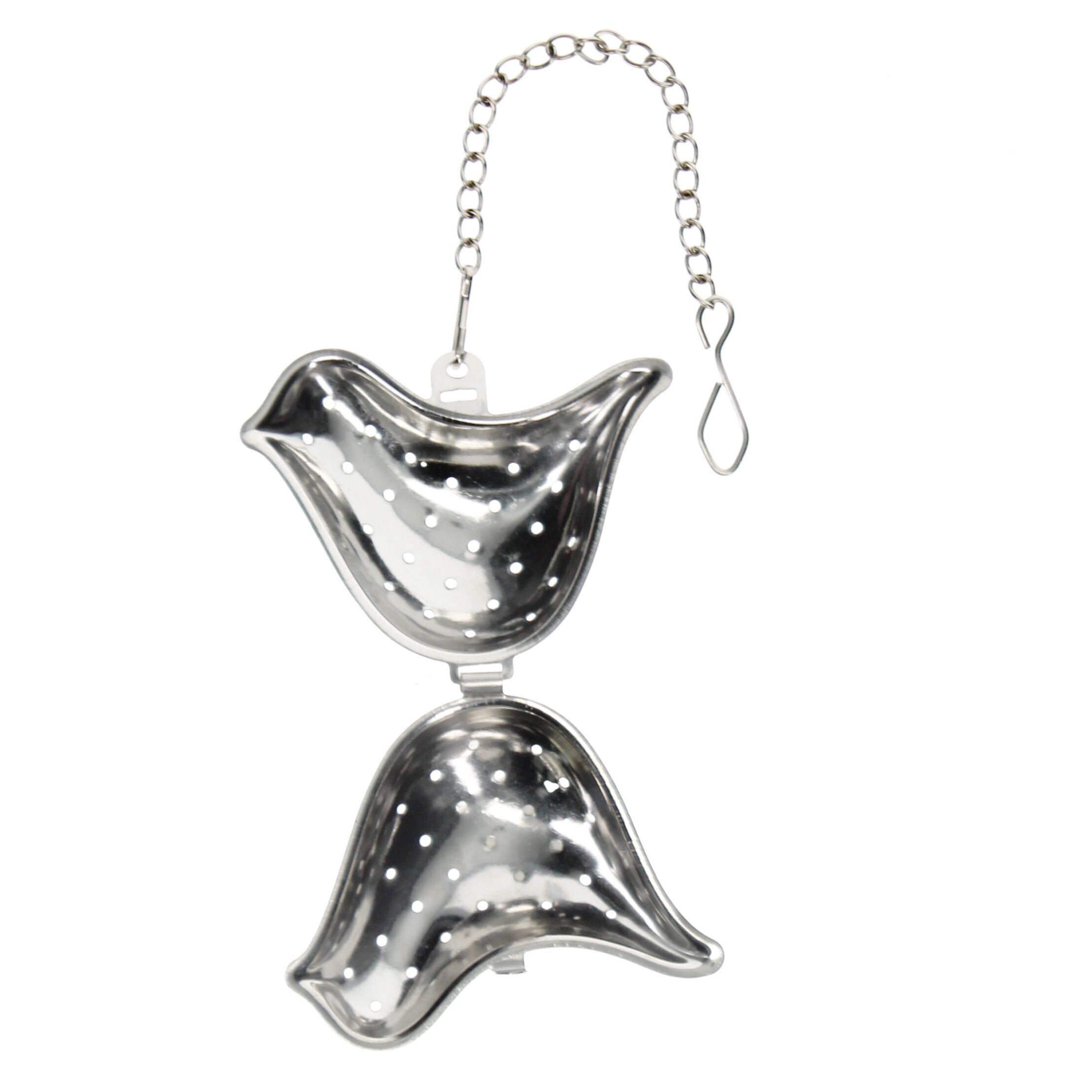 Tee-Ei aus Edelstahl - Vogel