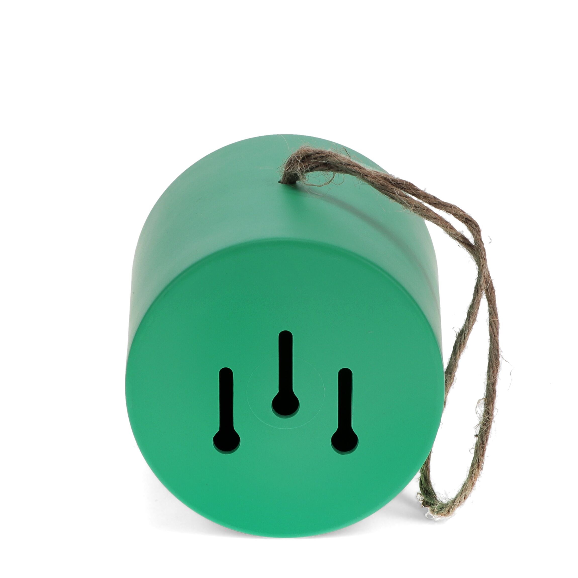 Casetta per uccelli rotonda in fibra di bambù - Verde