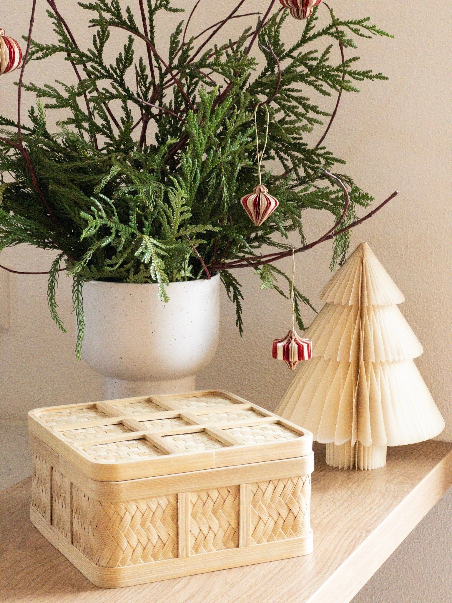 SEKAR SCATOLA PICCOLA | STOCCAGGIO IN BAMBÙ QUADRATO NATURALE