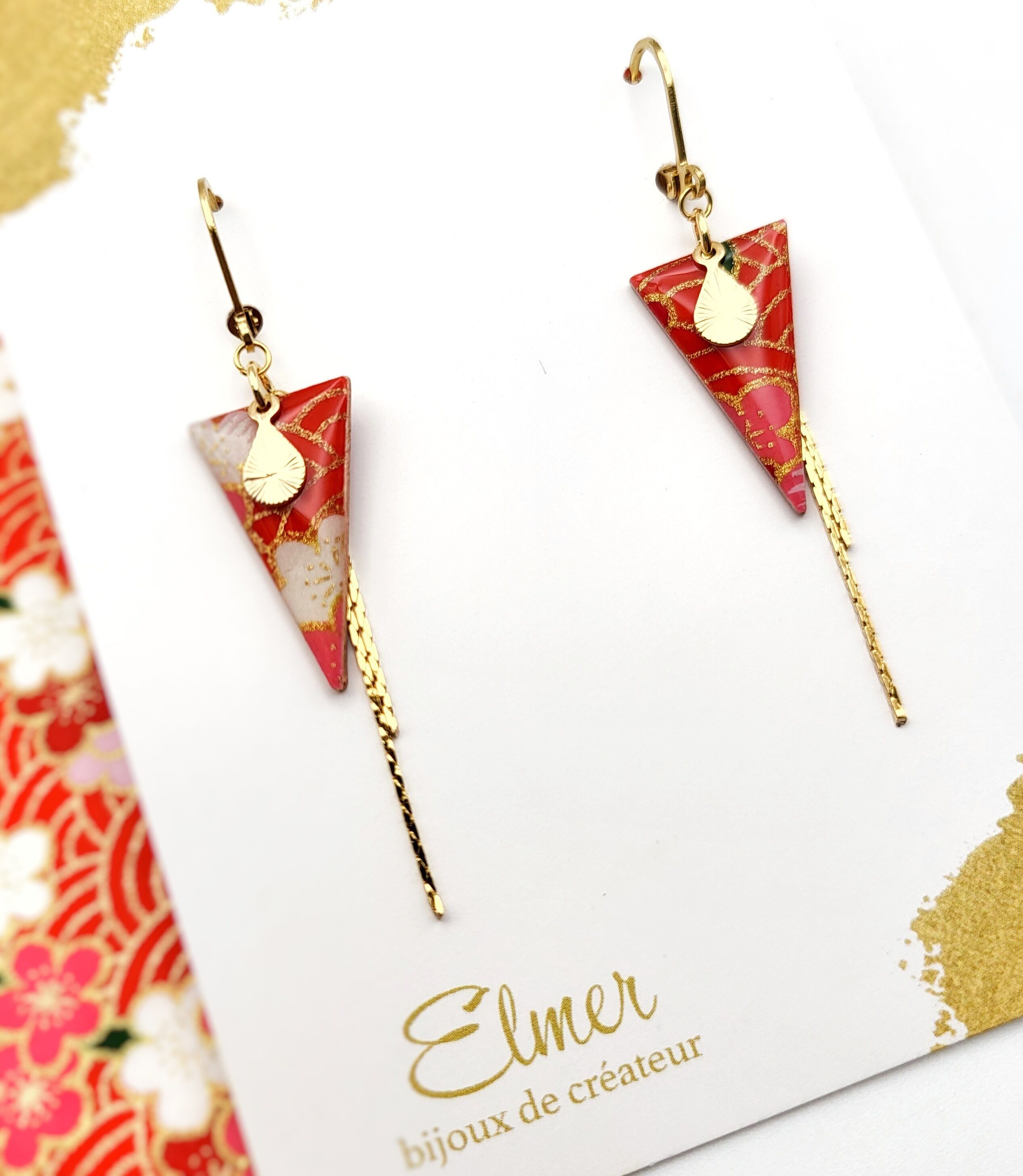 MAÏ earrings / small and dangling / 4 colors