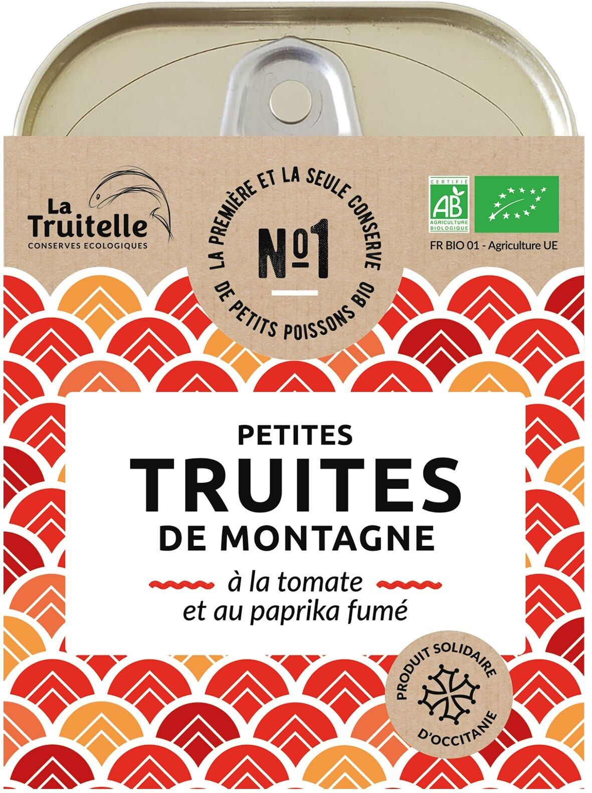 Bergforelle mit Tomate und geräuchertem Paprika