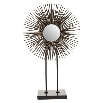 Escultura de pluma de Mirano con acabado negro