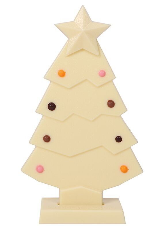 White chocolate Christmas tree