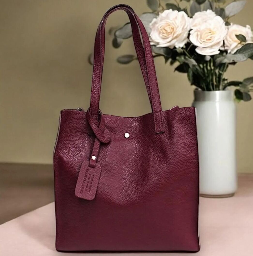 DAHLIA - Shopper Tote Bag - GENUINE LEATHER - Tote Bag