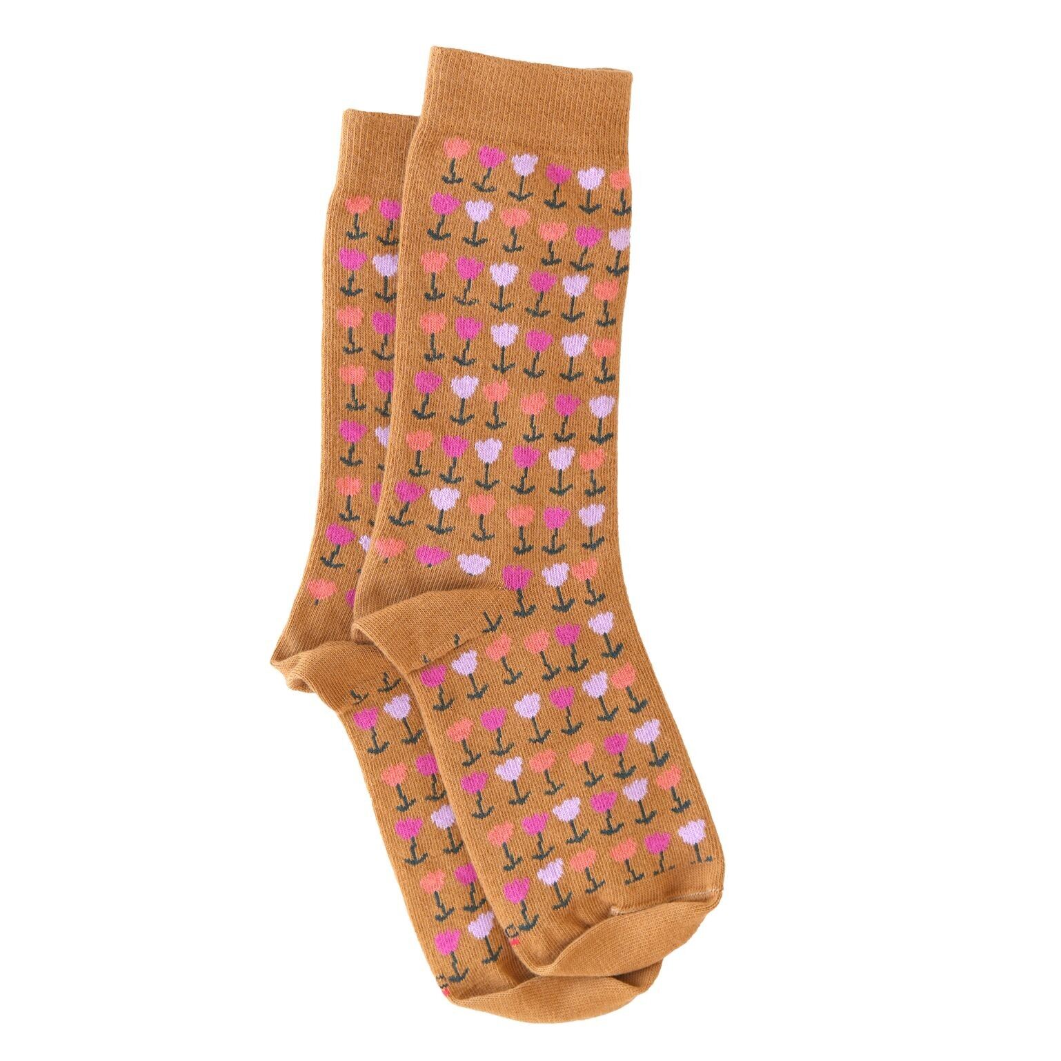 Damensocken aus Bio-Baumwolle – Paulette la tulipe