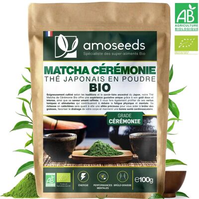 Thé Matcha Cérémonie Bio 100G