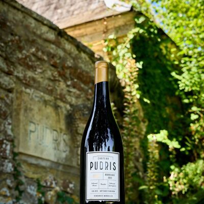 vin rouge château Pudris 2022
