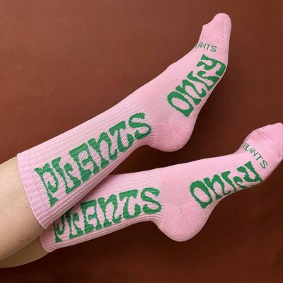 Only Plants - Chaussettes écologiques - Rose