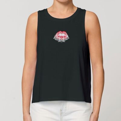 Lee mis labios - Camiseta sin mangas negra