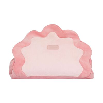 Pink Velvet Drawstring Toiletry Bag