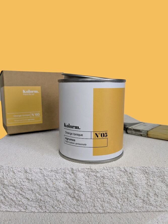 Vela Tónica Naranja - Aroma Cítrico