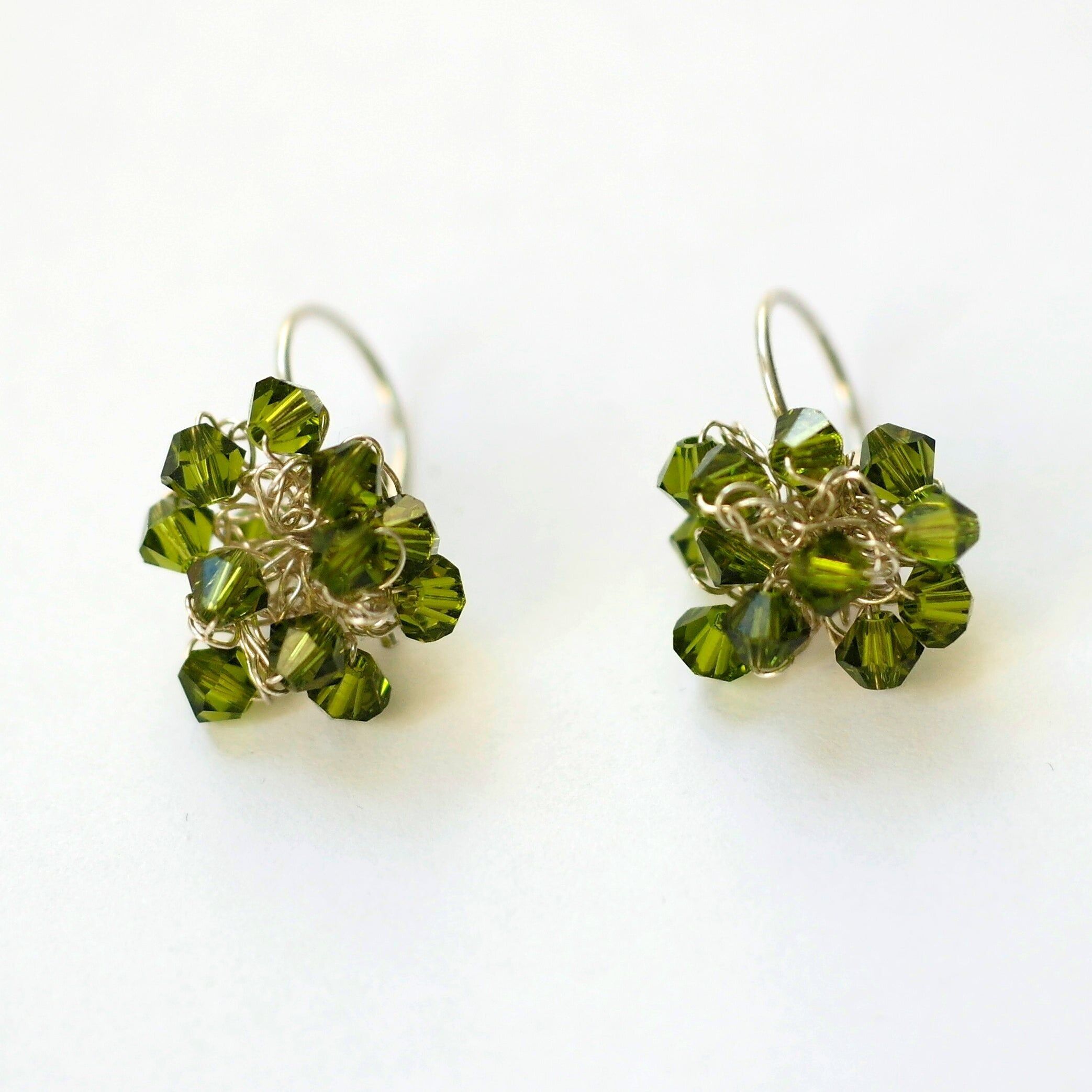 pendientes swarovski oliva o12zi