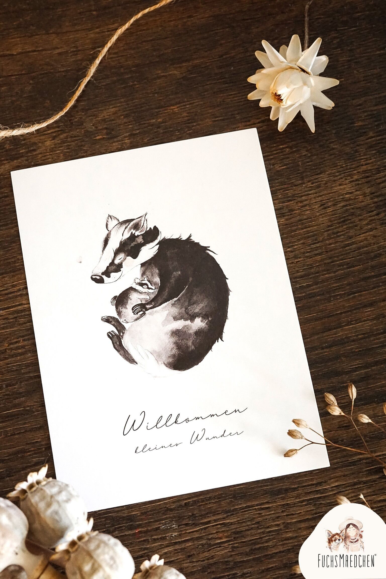 Biglietto d'auguri -mamma tasso-