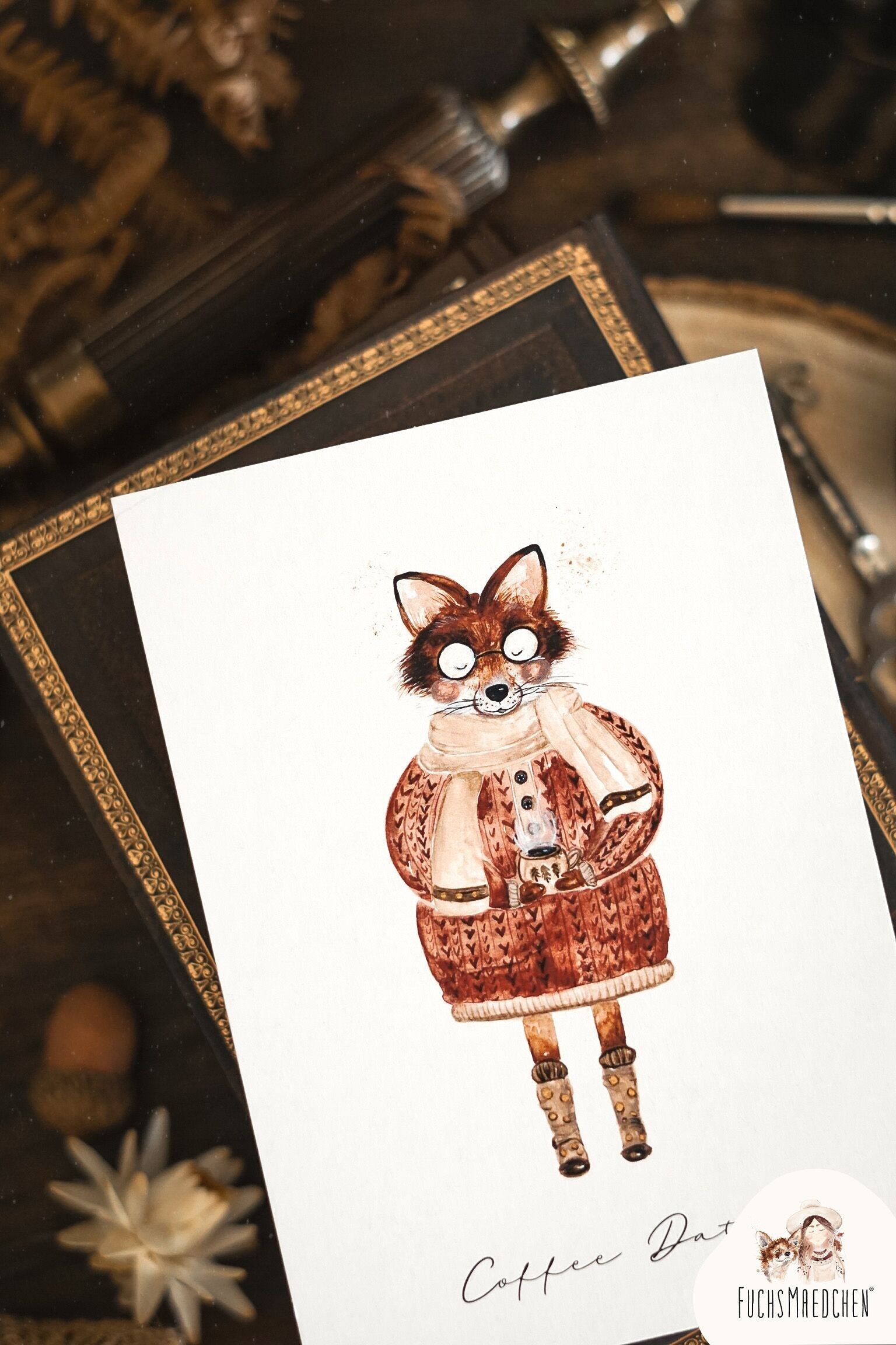 Biglietto d'auguri - Appuntamento al caffè?-  