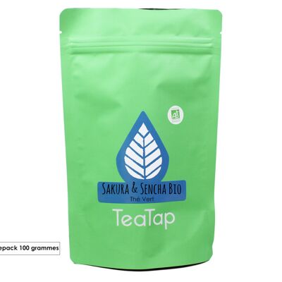 Green tea - ORGANIC CHERRY & SENCHA 100g