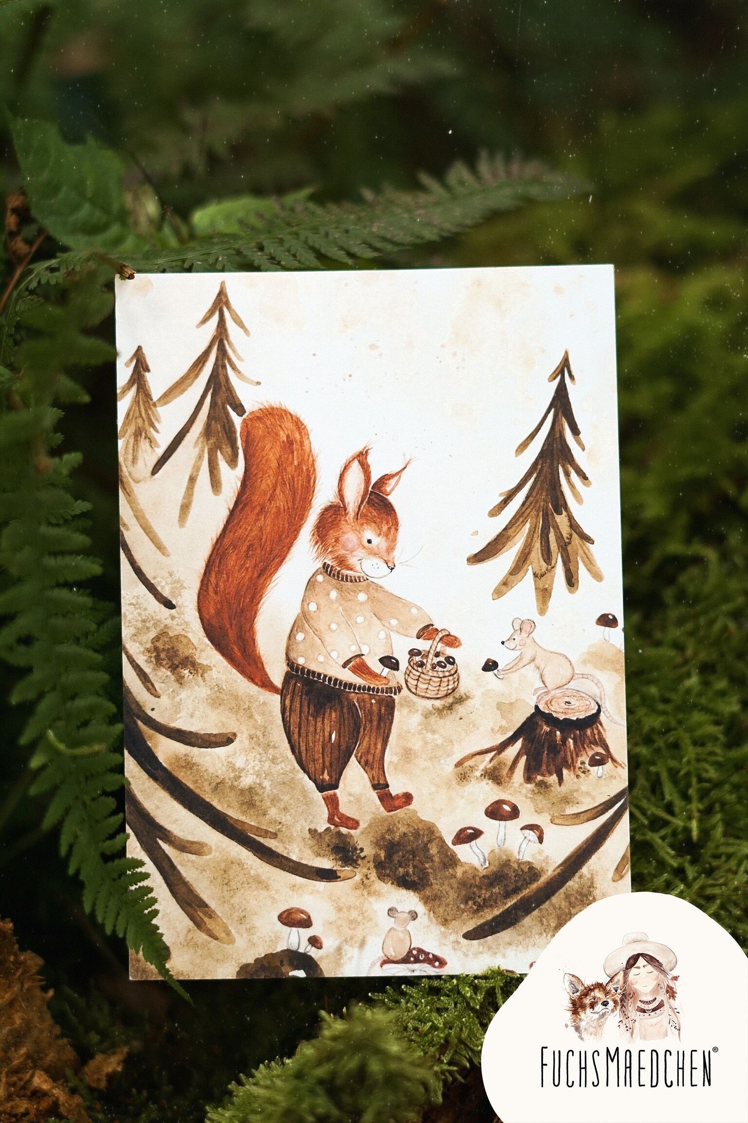 Poster DIN A4 -Scoiattolo-