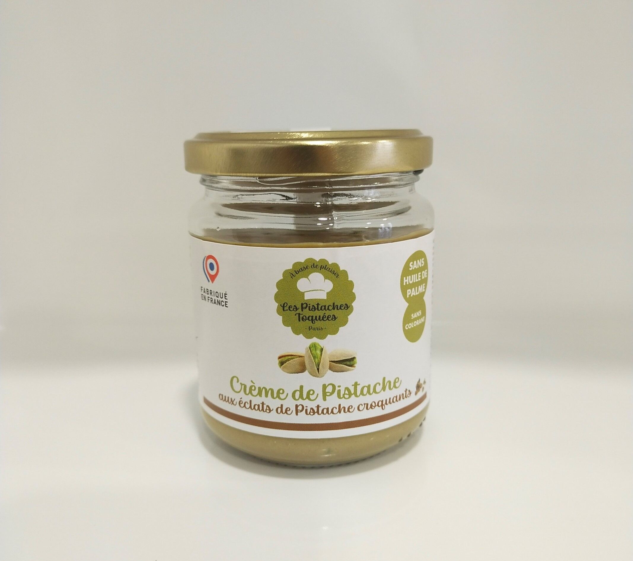 Pistachio Cream spread with crunchy pistachio pieces