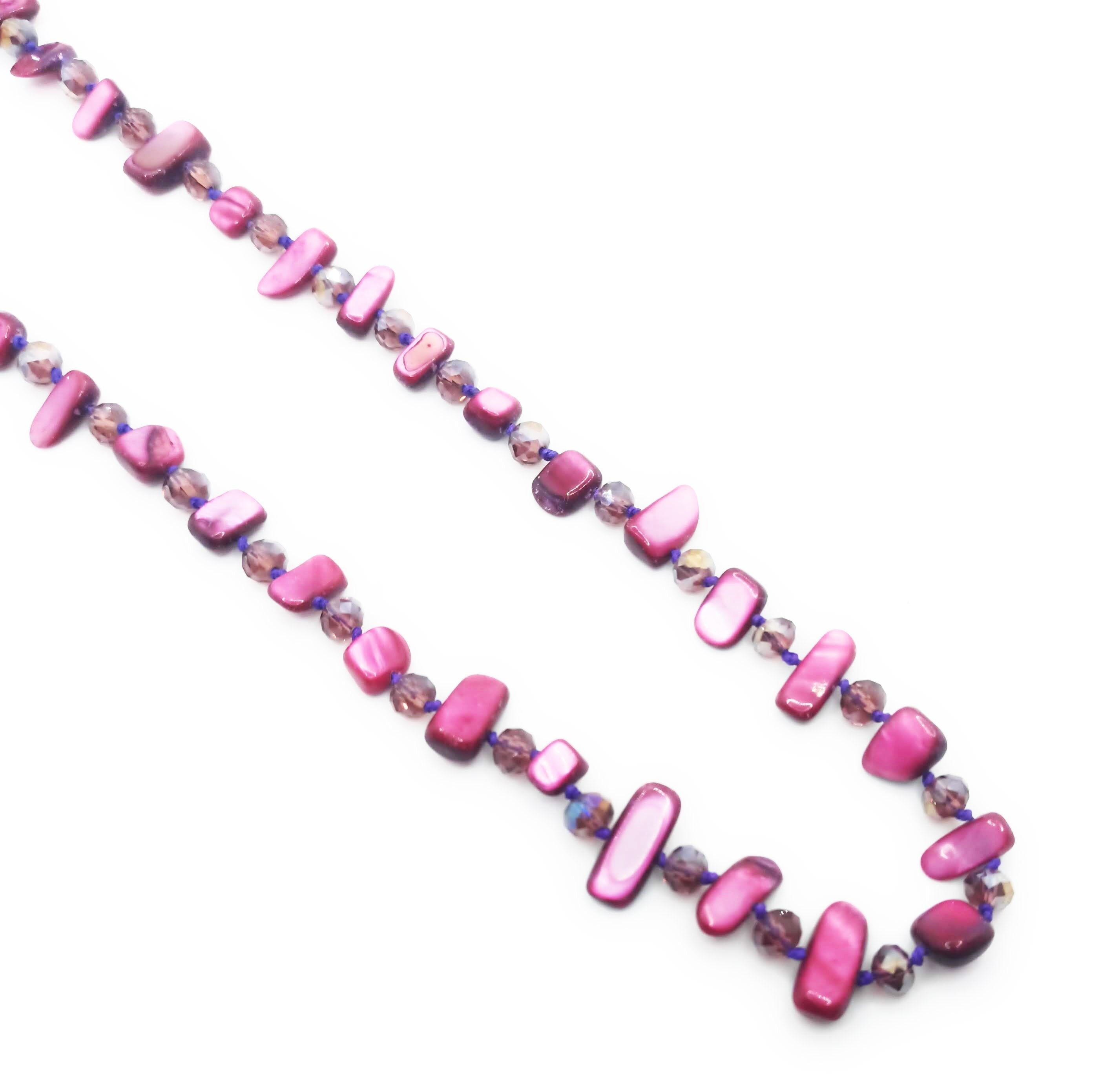 Collana lunga in Madreperla · Bouganville