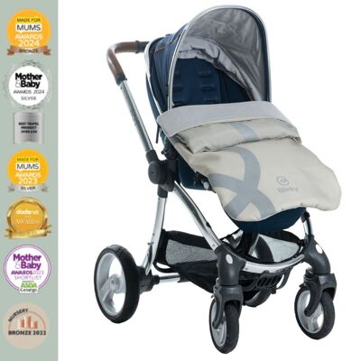The Blinky Company - Copri passeggino universale BlinkyWarm All Season Buggy Cover / Footmuff - Latte