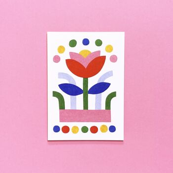 Carte postale Tulipe 5