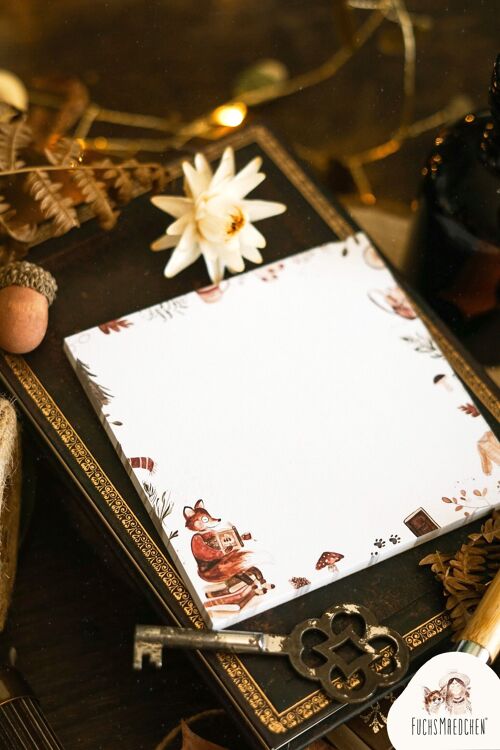 Notizblöckchen -Herbst Fuchs-