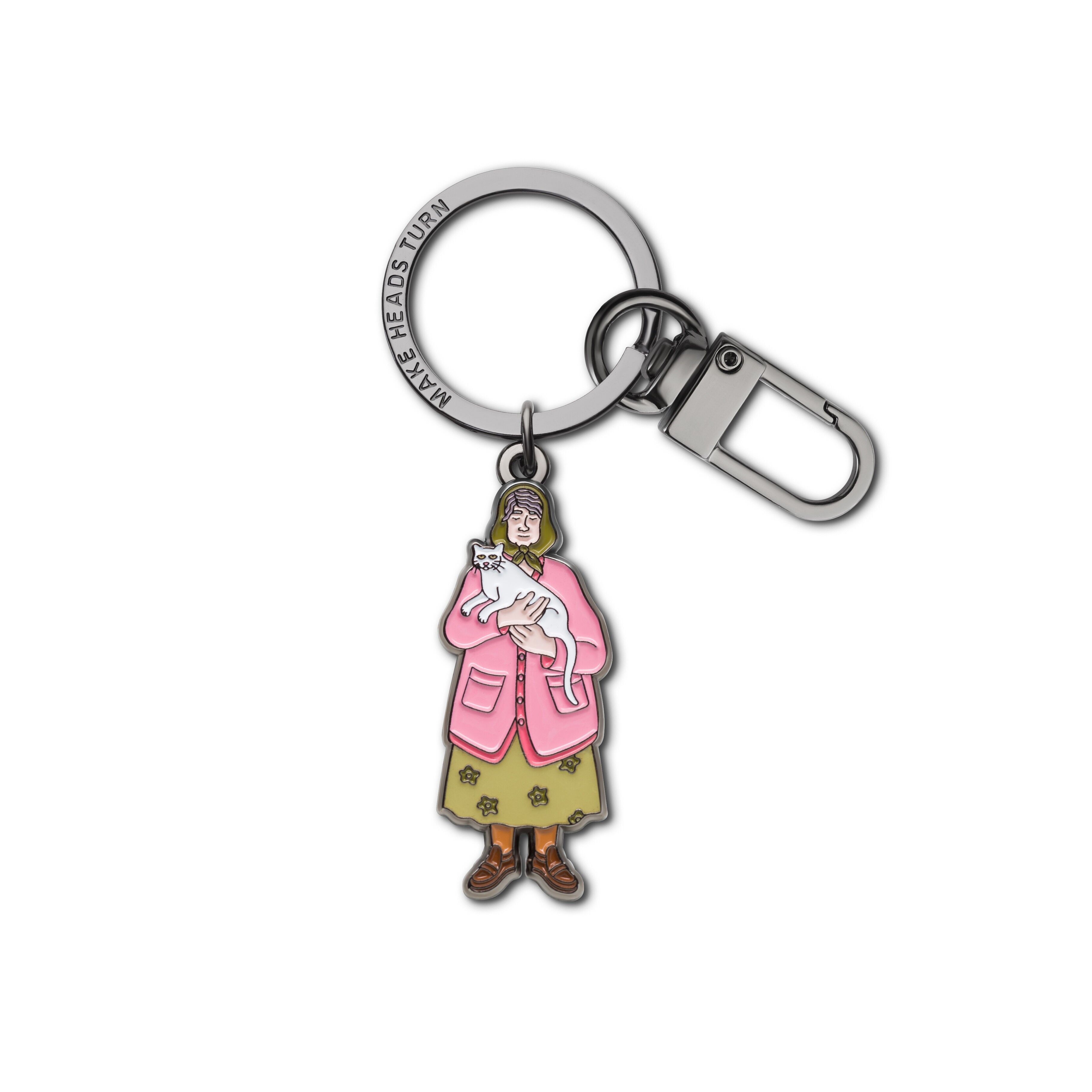 Emaille-Schlüsselanhänger/Taschenanhänger „Oma“