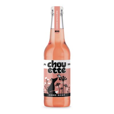 Sidra Rosada Ecológica Chouette 33cL