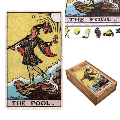 Tarocchi: Il Matto (Rider-Waite) Puzzle in legno 250 pezzi Puzzle fantasy